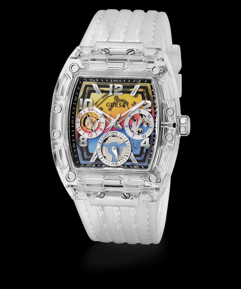 ° ° RELOJ MULTIFUNCION TRANSPARENTE Guess ° °