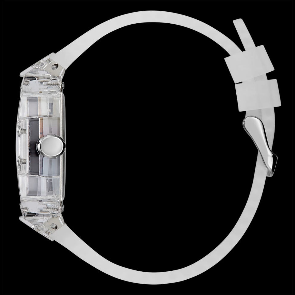 ° ° RELOJ MULTIFUNCION TRANSPARENTE Guess ° °