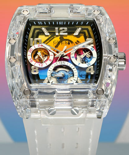 ° ° RELOJ MULTIFUNCION TRANSPARENTE Guess ° °